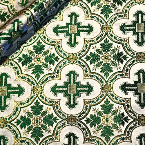 Greek Fabric green (Patronal Cross)