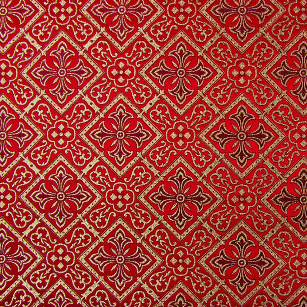 Brocade (Royal lily) for vestment Brocade (Royal lily) for vestment