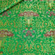 Green brocade for vestments (Bouquet) 