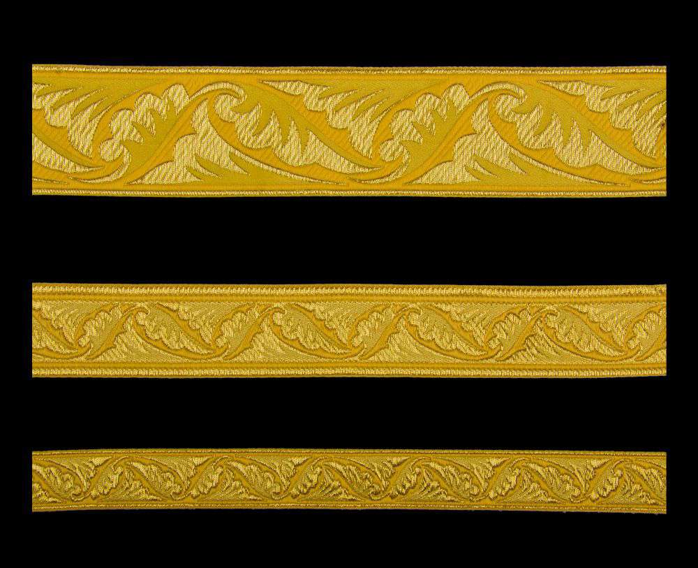 Galloon (Polistavry) yellow with gold Galloon (Polistavry) yellow with gold