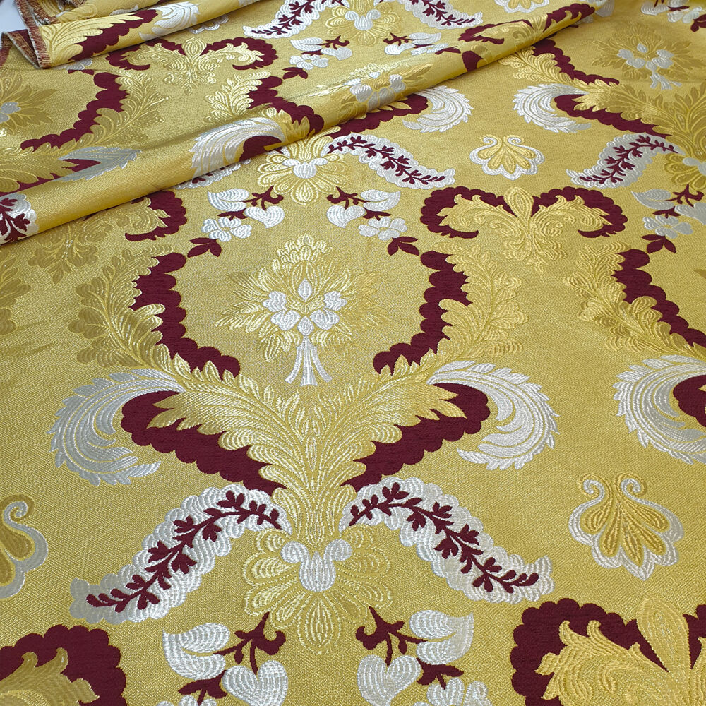 Greek Brocade darkred (Simeon) (260cm wide) Greek Brocade darkred (Simeon) (260cm wide)