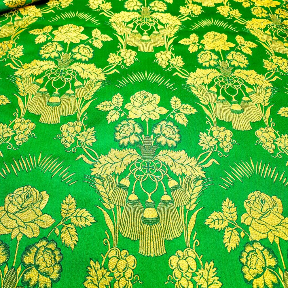 Greek brocade for priest vestments (Blagovest) Greek brocade for priest vestments (Blagovest)