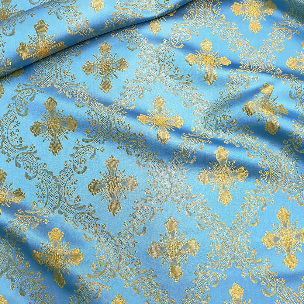 Silk skyblue (Chernigov Cross) Silk skyblue (Chernigov Cross)