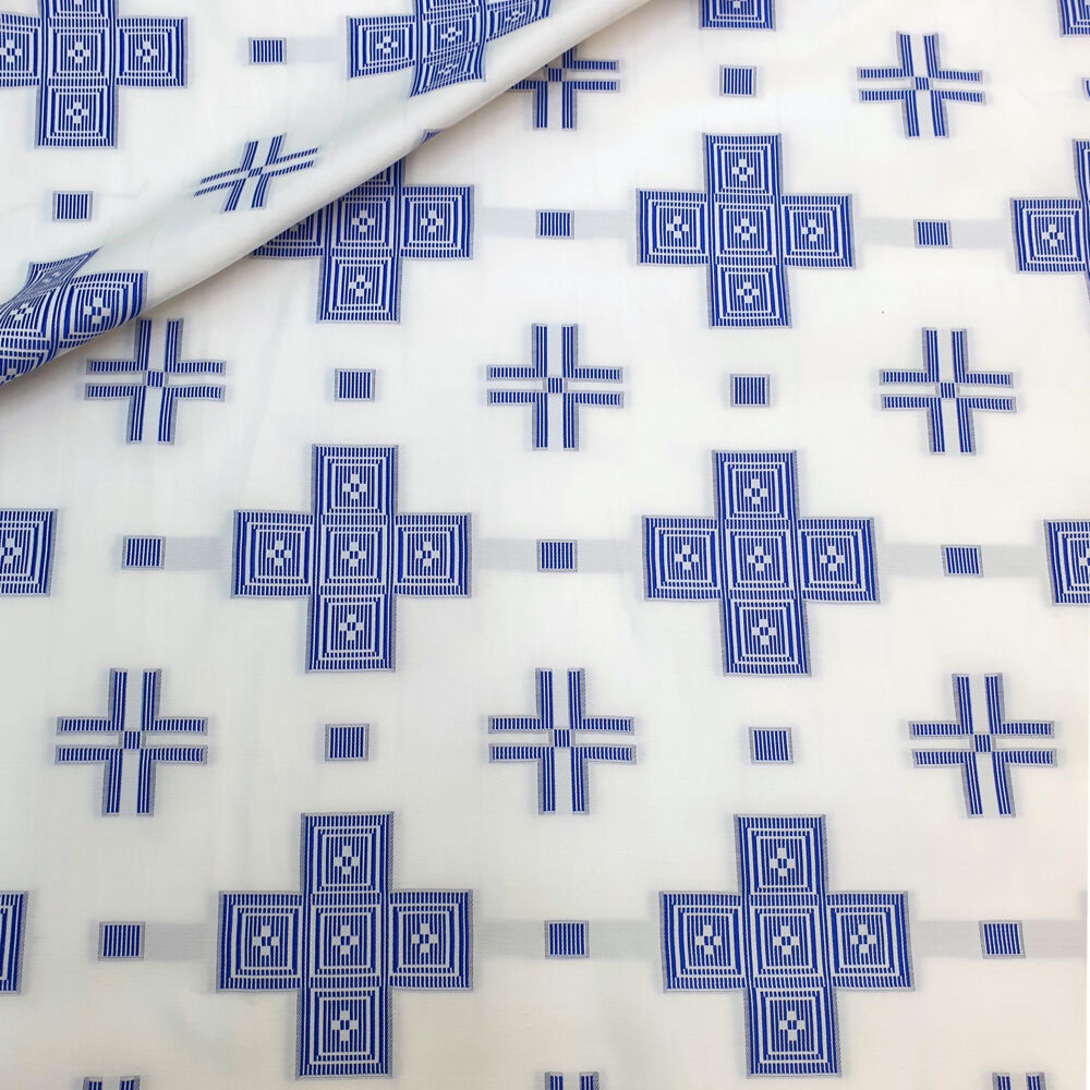 Greek Fabric blue (Borichevskaya) Greek Fabric blue (Borichevskaya)