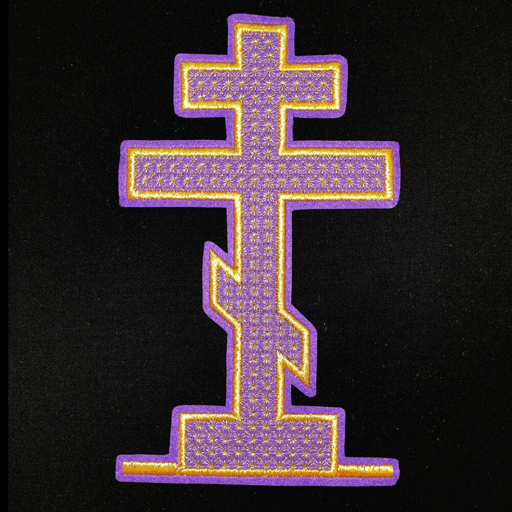 Embroidered cross for catapetasma (small) Embroidered cross for catapetasma (small)