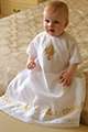 Linen tunic with embroidery (Praise God in your children...) Orthodox