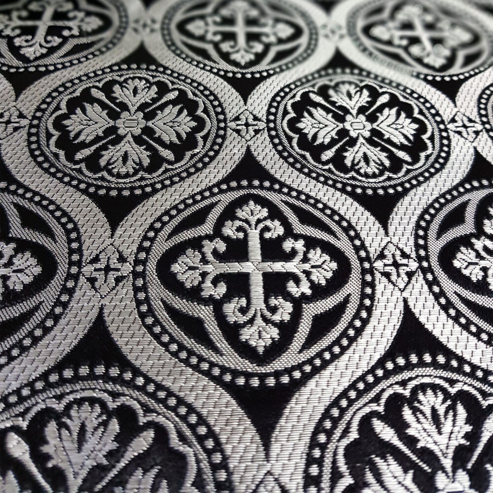 Fabrics for vestments black (Andreevskaya)