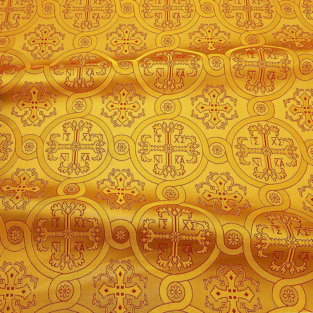 Brocade for Liturgical Vestments Tailoring yellow (Nika)