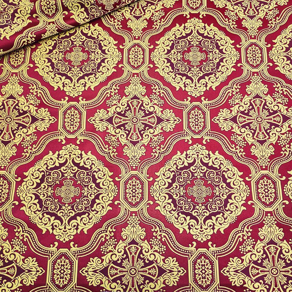 Red brocade for the vestments (Epiphany) Red brocade for the vestments (Epiphany)
