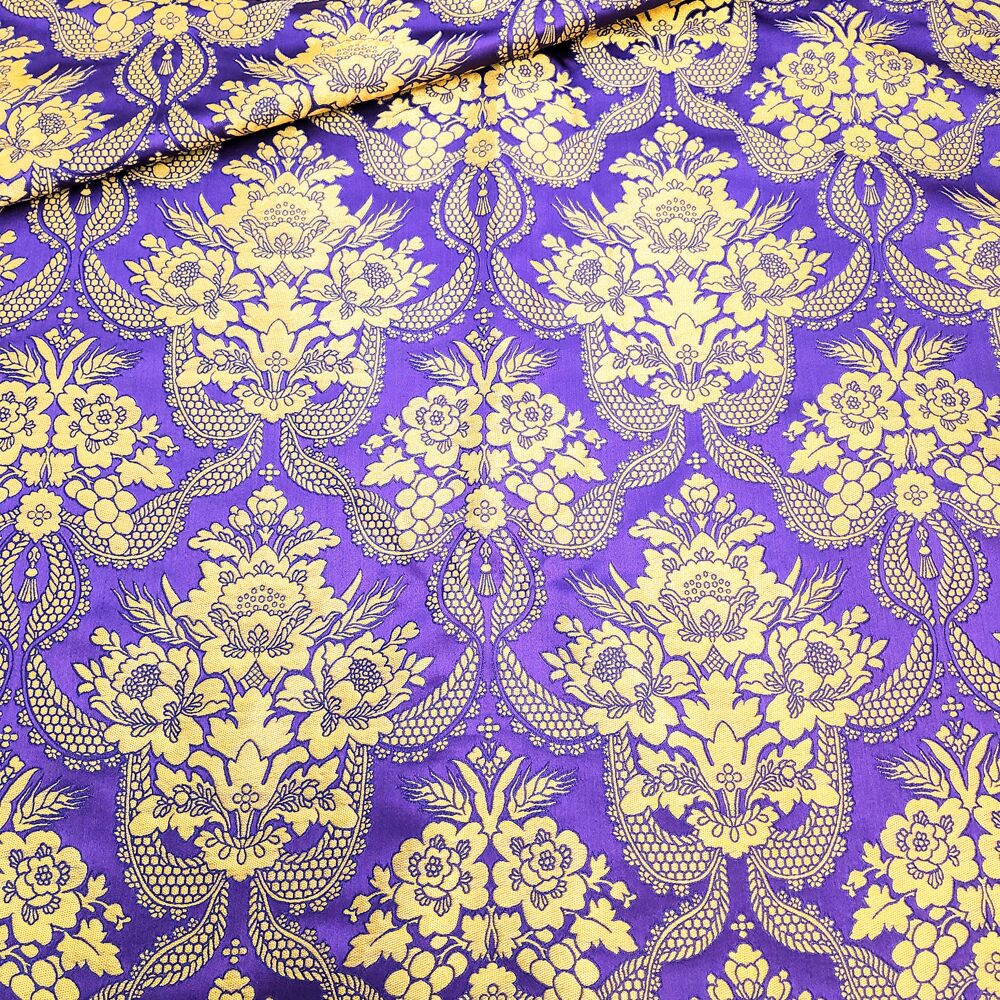 Church fabric (Nativity of the Mother of God) violet Church fabric (Nativity of the Mother of God) violet