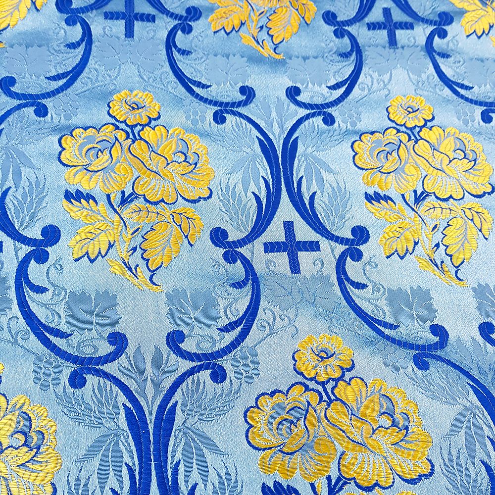 Greek fabric blue (Fevronia)