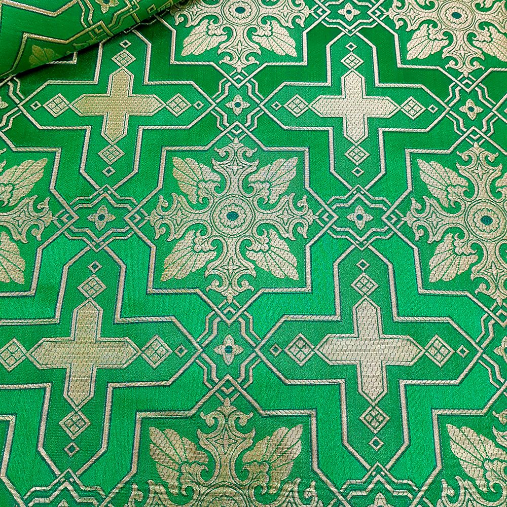 Greek Brocade green (Faith)