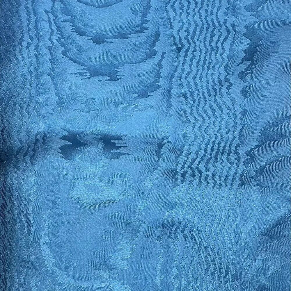 Moire for temple vestments blue Moire for temple vestments blue