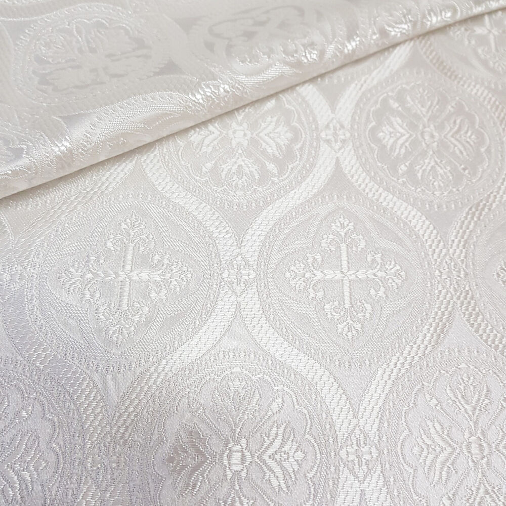 Fabric for vestments white (Andreevskaya)