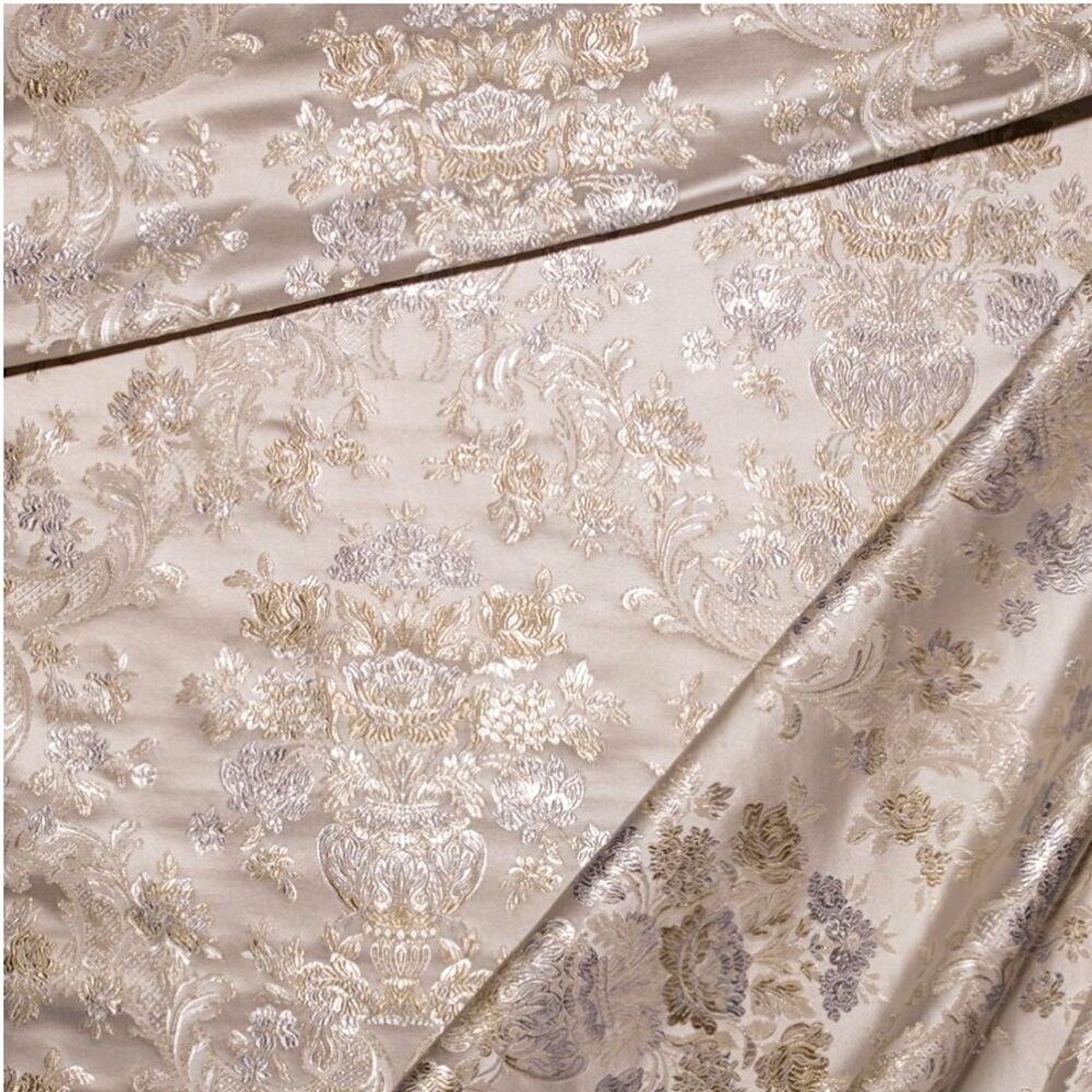 Brocade for vestments (Garden of Gethsemane) white with silver Brocade for vestments (Garden of Gethsemane) white with silver