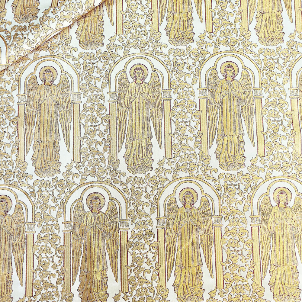 Brocade for vestments with angels (Angels in the Temple)