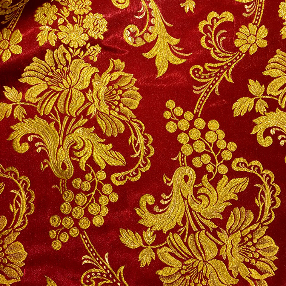 Brocade for Vestments (Christmas Rose)