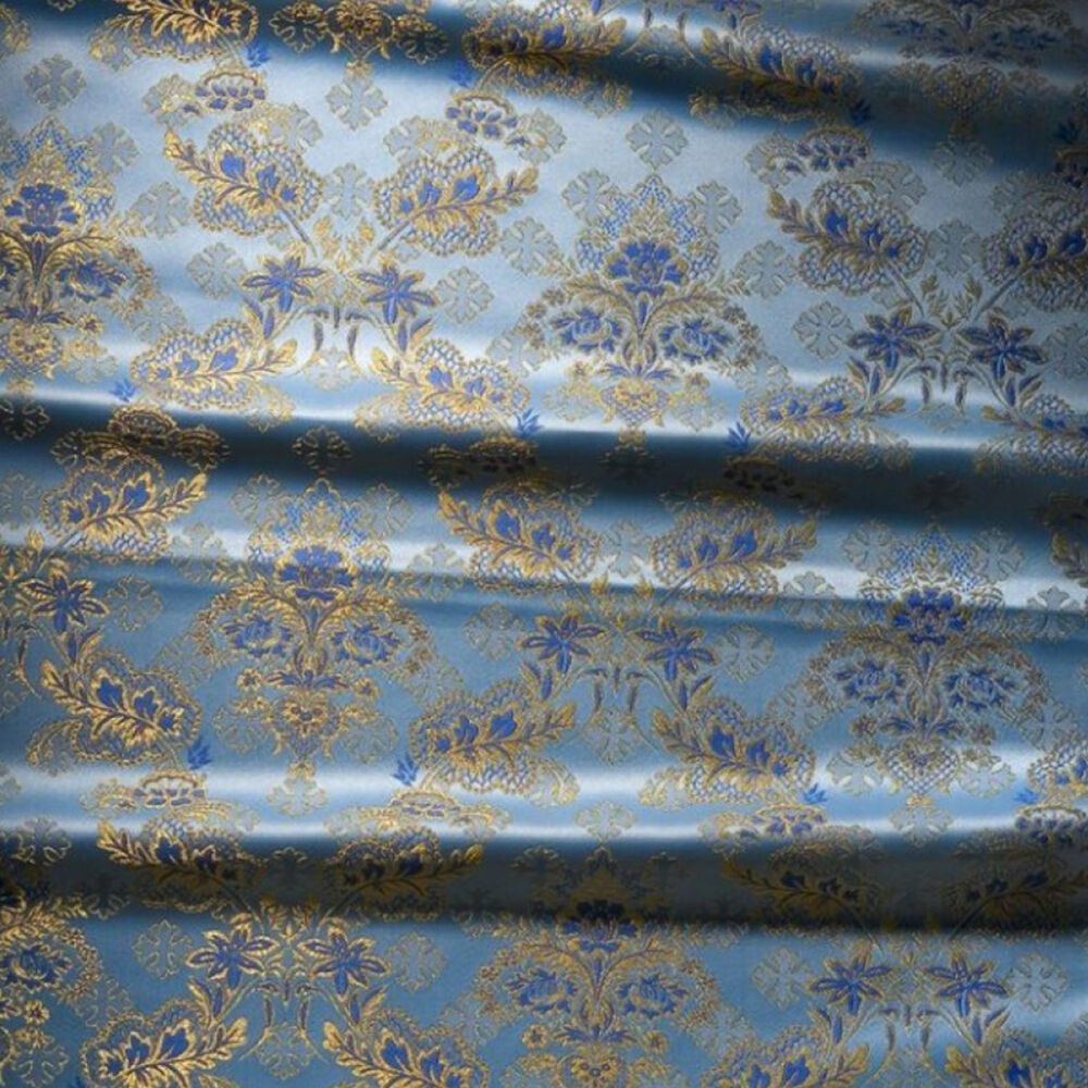Brocade for blue vestments (Sumskaya)