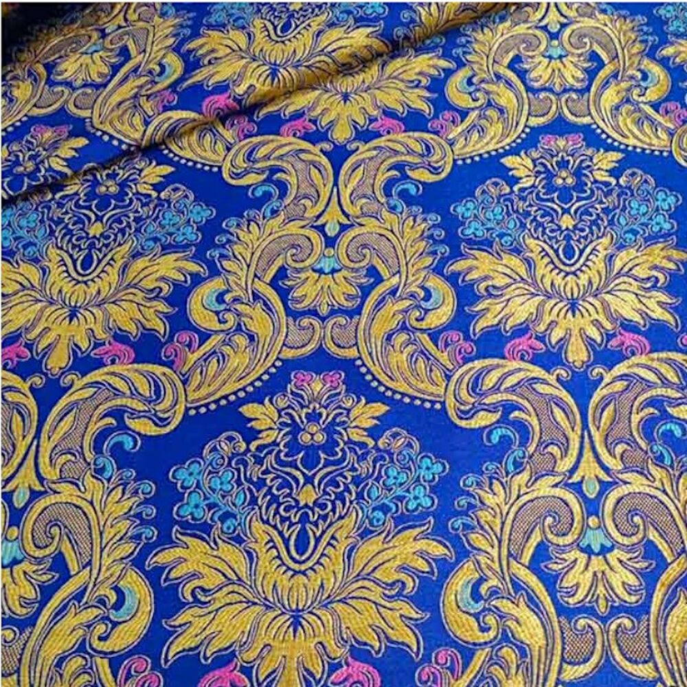 Greek brocade (Vase) blue Greek brocade (Vase) blue