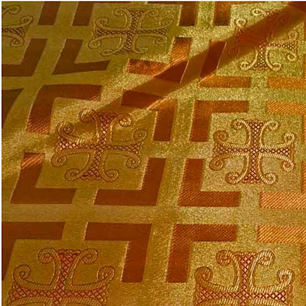 Yellow Brocade with crosses (Petro-Pavlovskaya) Yellow Brocade with crosses (Petro-Pavlovskaya)