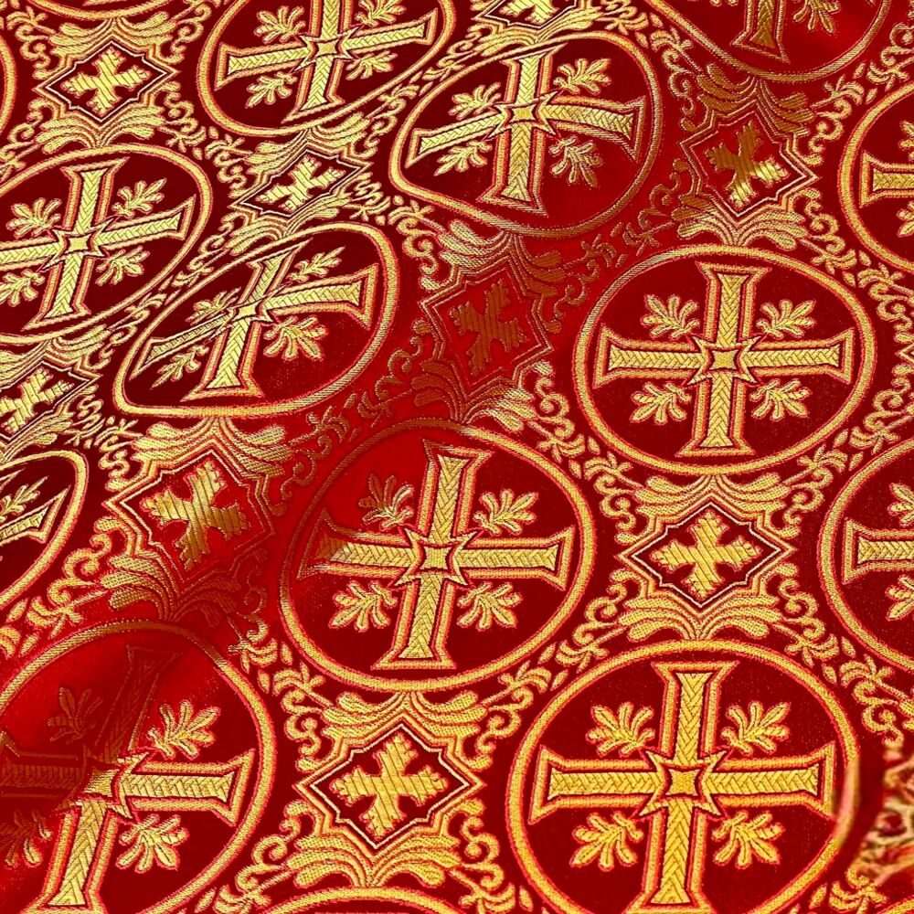(Solunskaya) brocade red (Solunskaya) brocade red