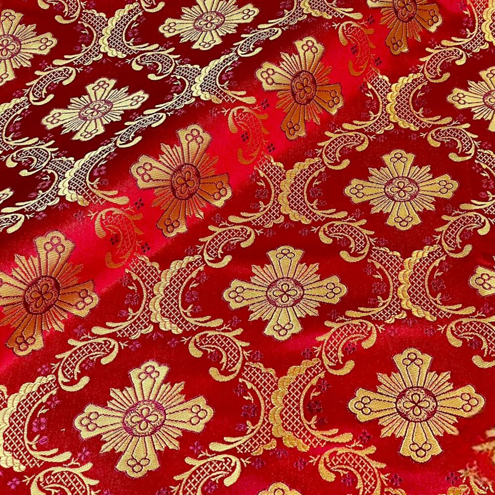 (Trifonovskaya) brocade red (Trifonovskaya) brocade red