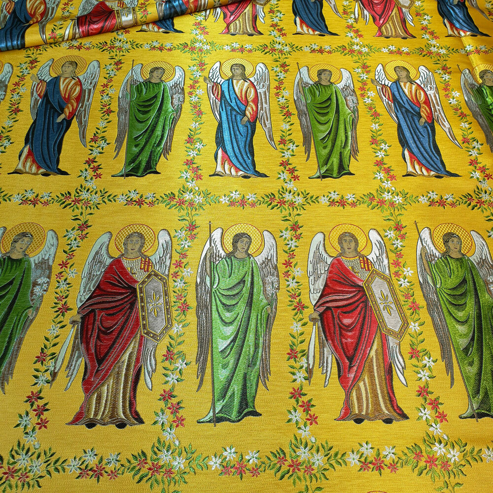 Brocade with the image of the Archangels (Deesis)