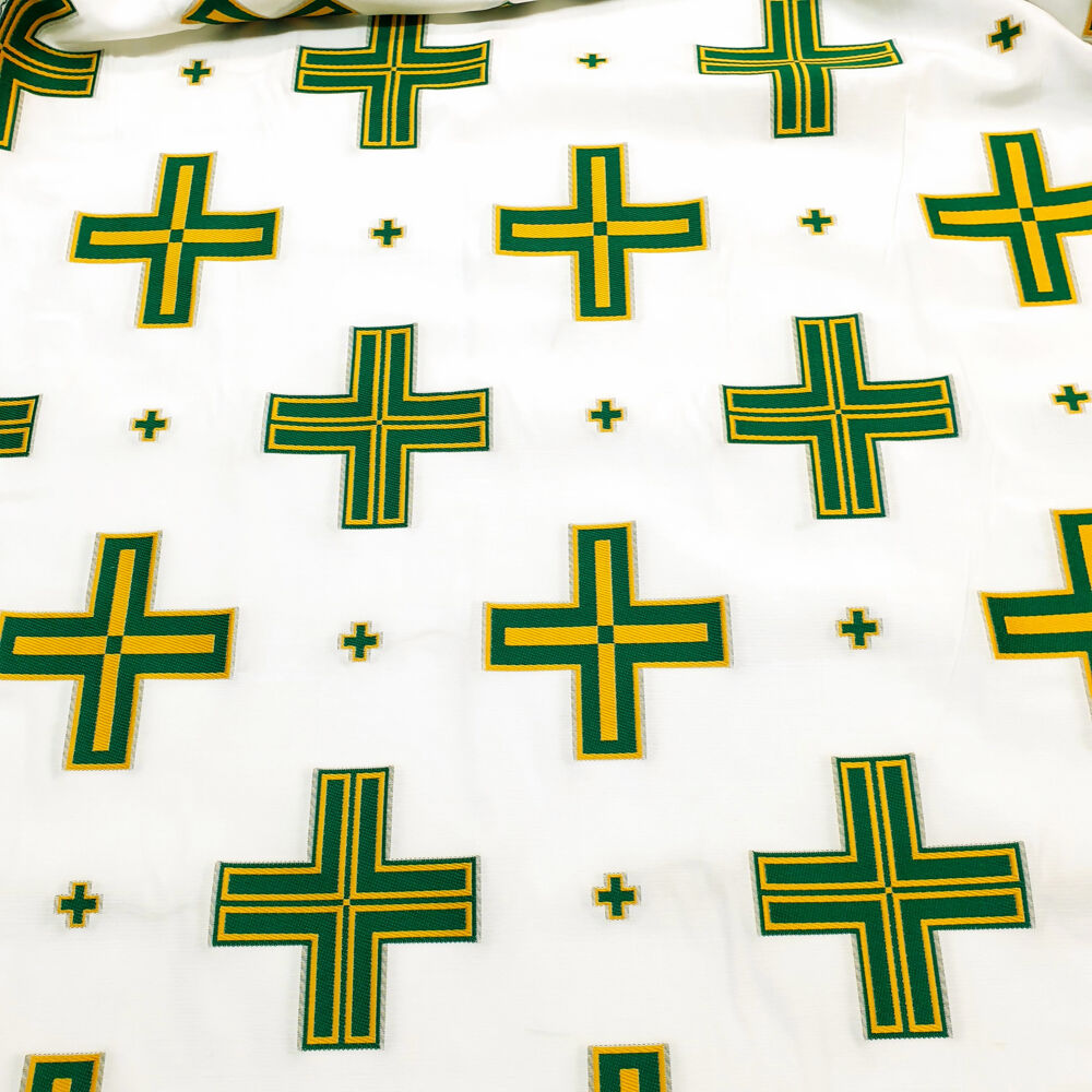 Brocade (green crosses)