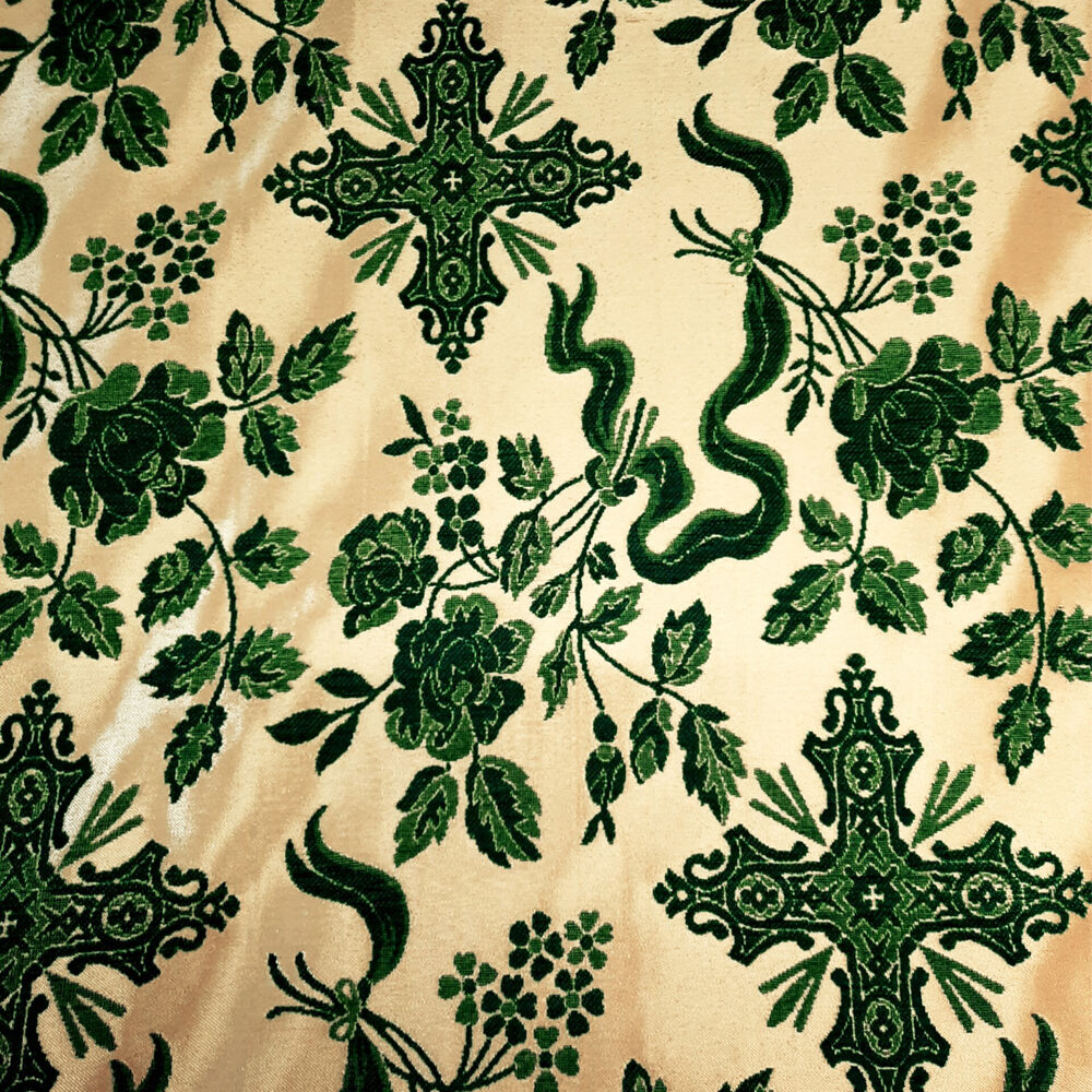 Chenille brocade for priest vestments (Jeremiah)