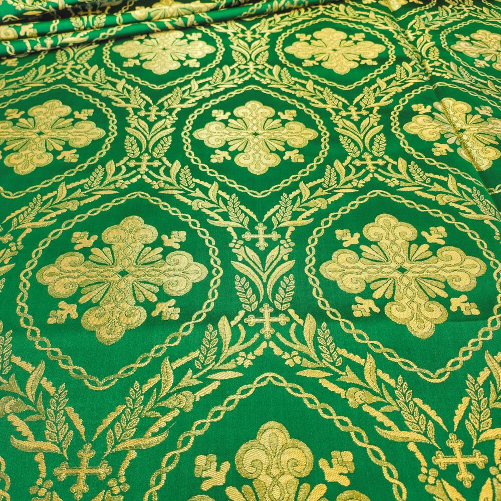 Brocade green (Openwork Cross) Brocade green (Openwork Cross)