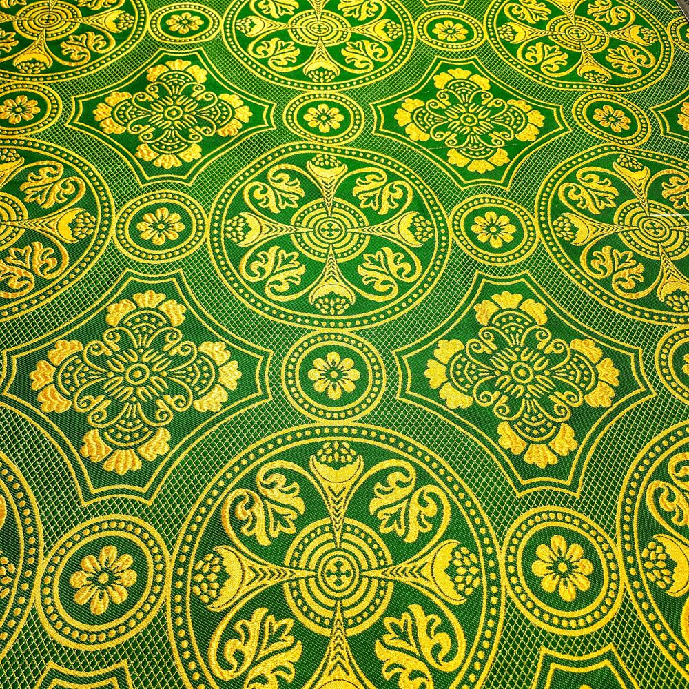 Greek (Drevlyanskaya) green with gold Greek (Drevlyanskaya) green with gold