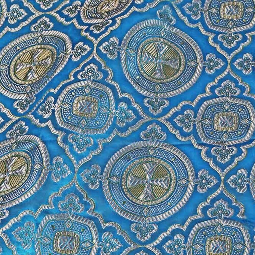 Church fabric with silver for vestments (Slutskaya) Church fabric with silver for vestments (Slutskaya)