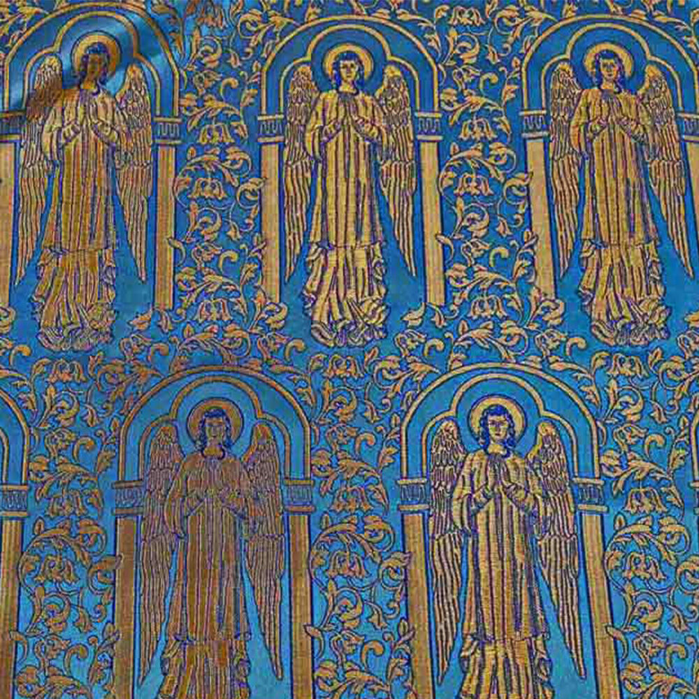 Fabric for liturgical vestments (Angels in the Temple)
