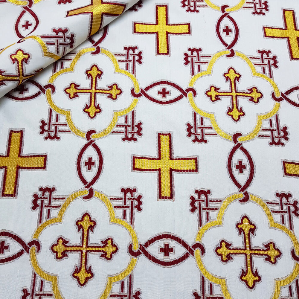 Fabric for hot weather vestments of the priest (Stephanie)