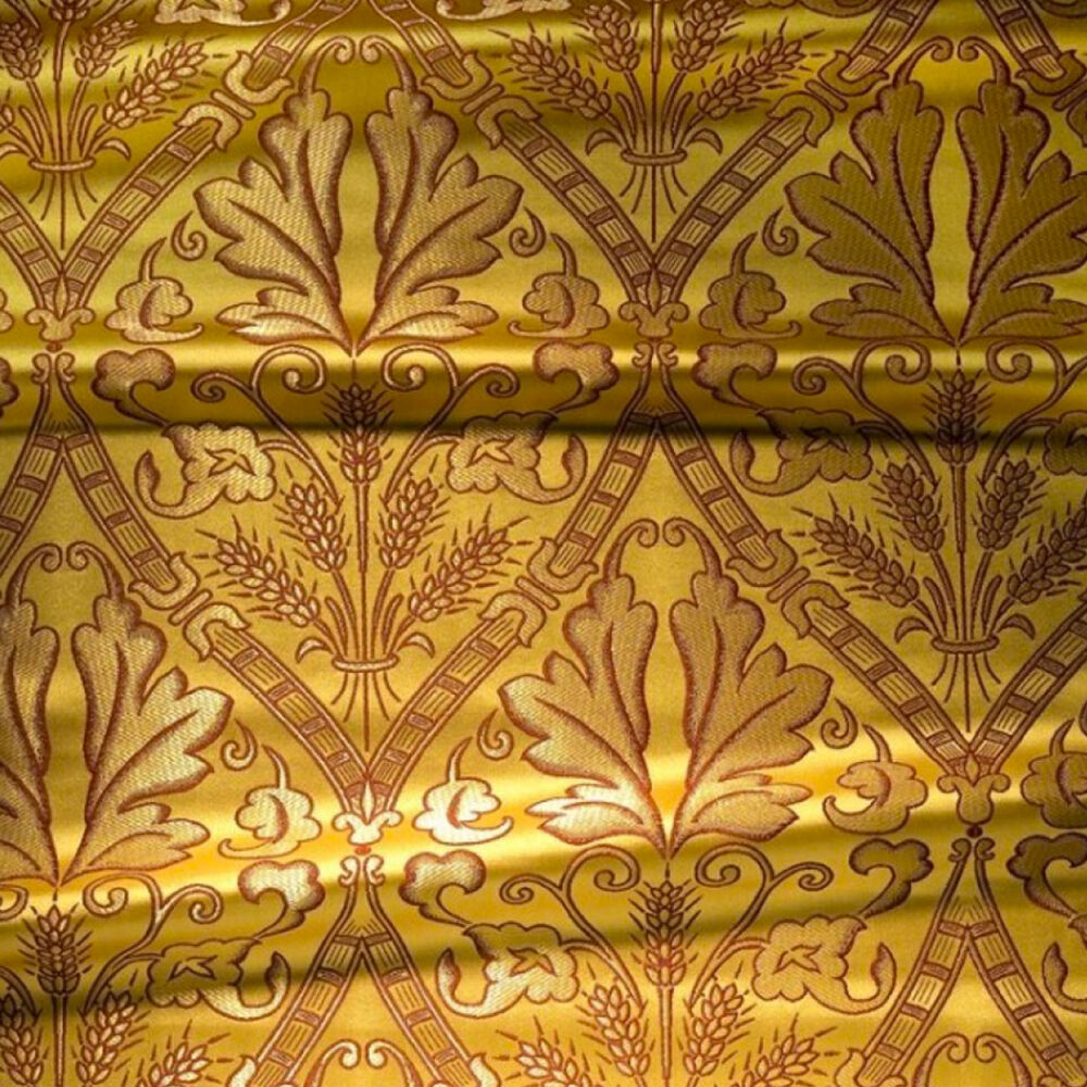 Yellow fabric for vestments (Dubrava)