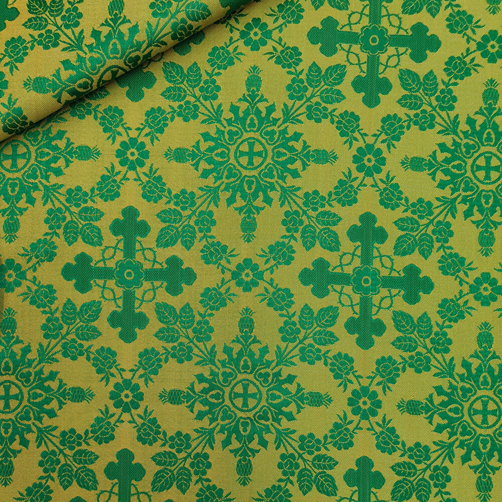 Greek Fabric green (Kozeletsky Cross)