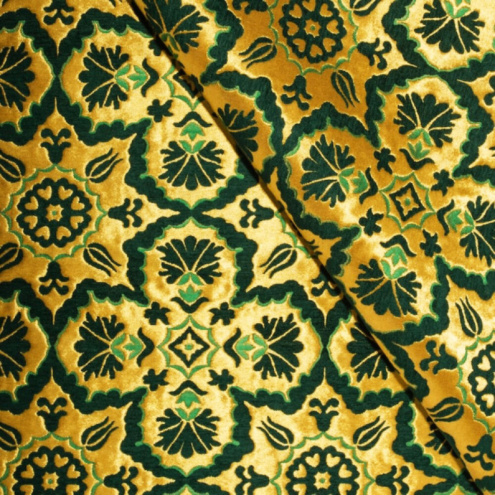Chenille fabric for priest vestments (Star of Bethlehem)