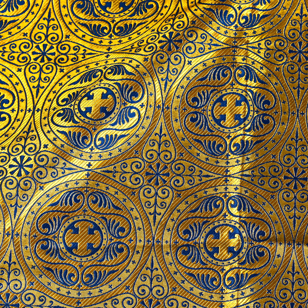 Fabric blue (Muromskaya)