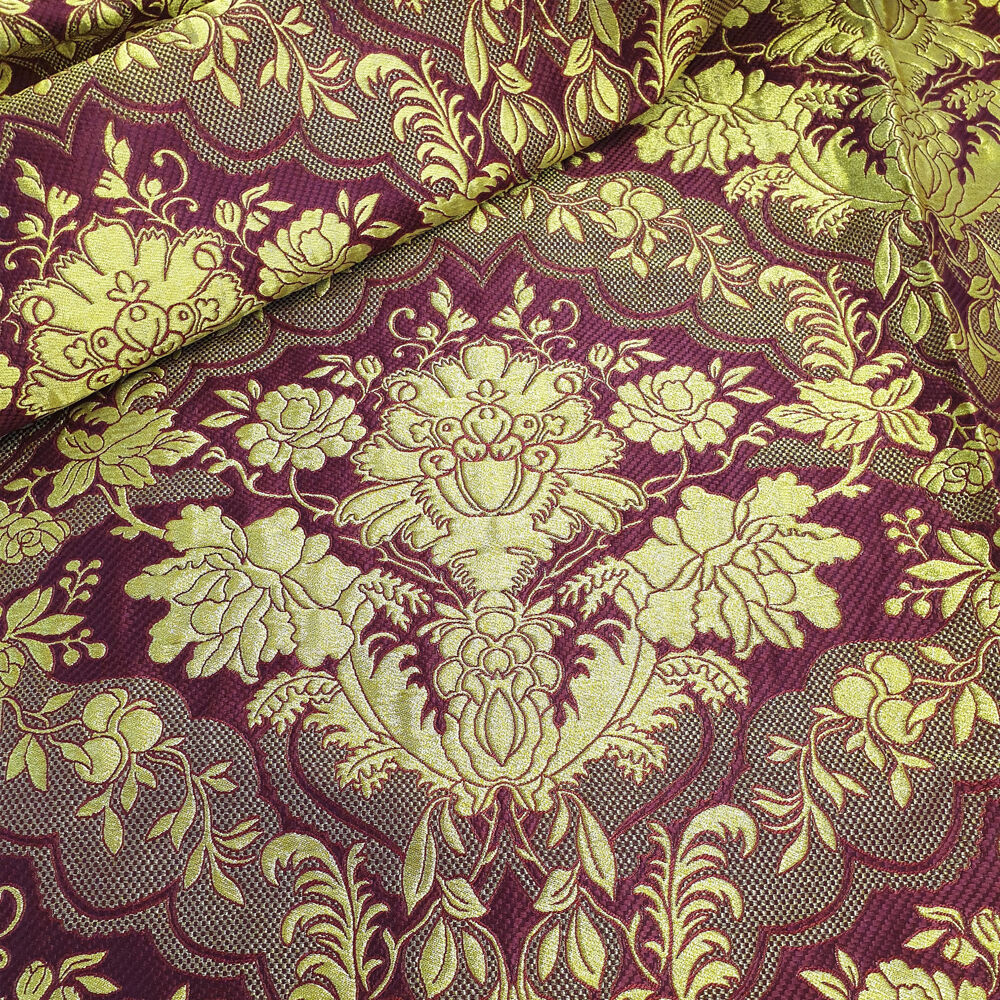 Brocade dark red (Myra) Brocade dark red (Myra)
