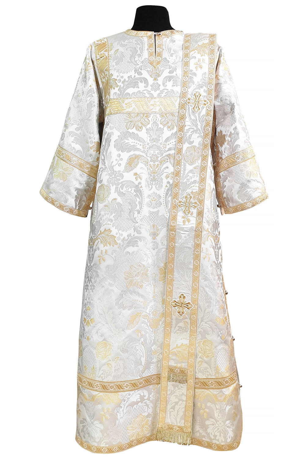 Vestment of Deacon white with gold