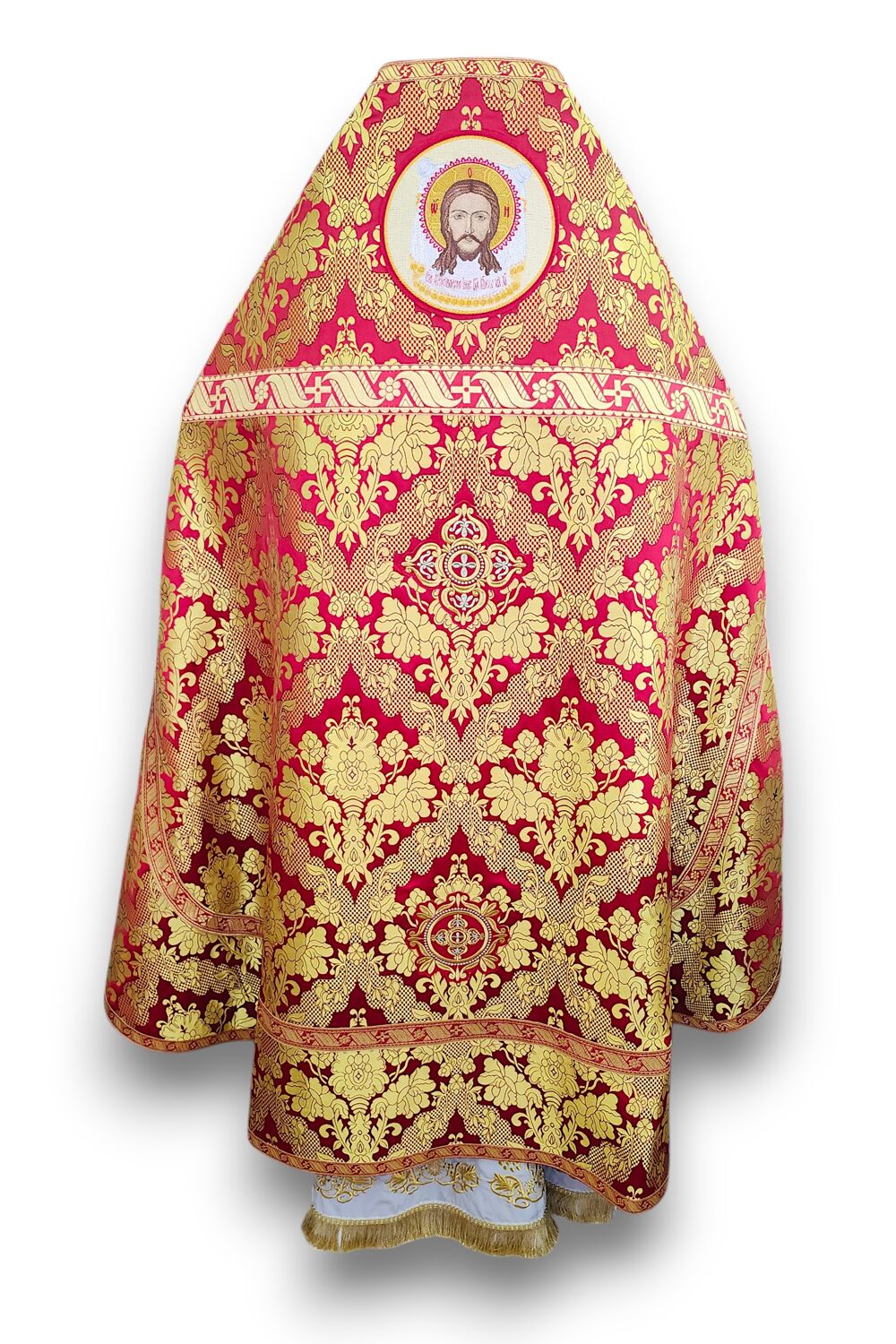 Vestment for the Nativity with an icon on the back Vestment for the Nativity with an icon on the back