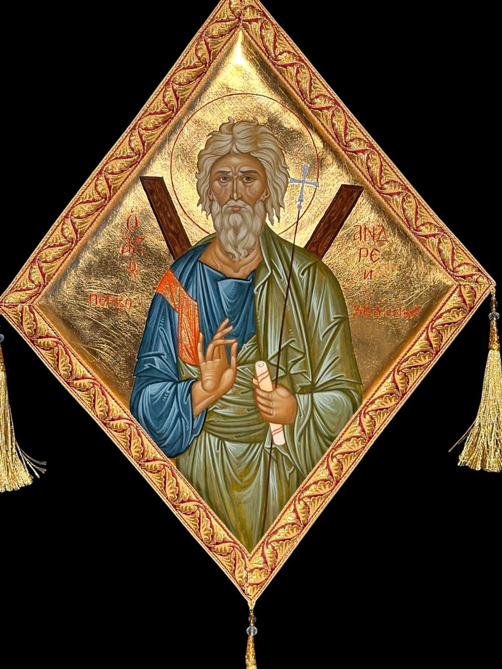 Painted palitsa (St. Andrew the First-Called) Painted palitsa (St. Andrew the First-Called)