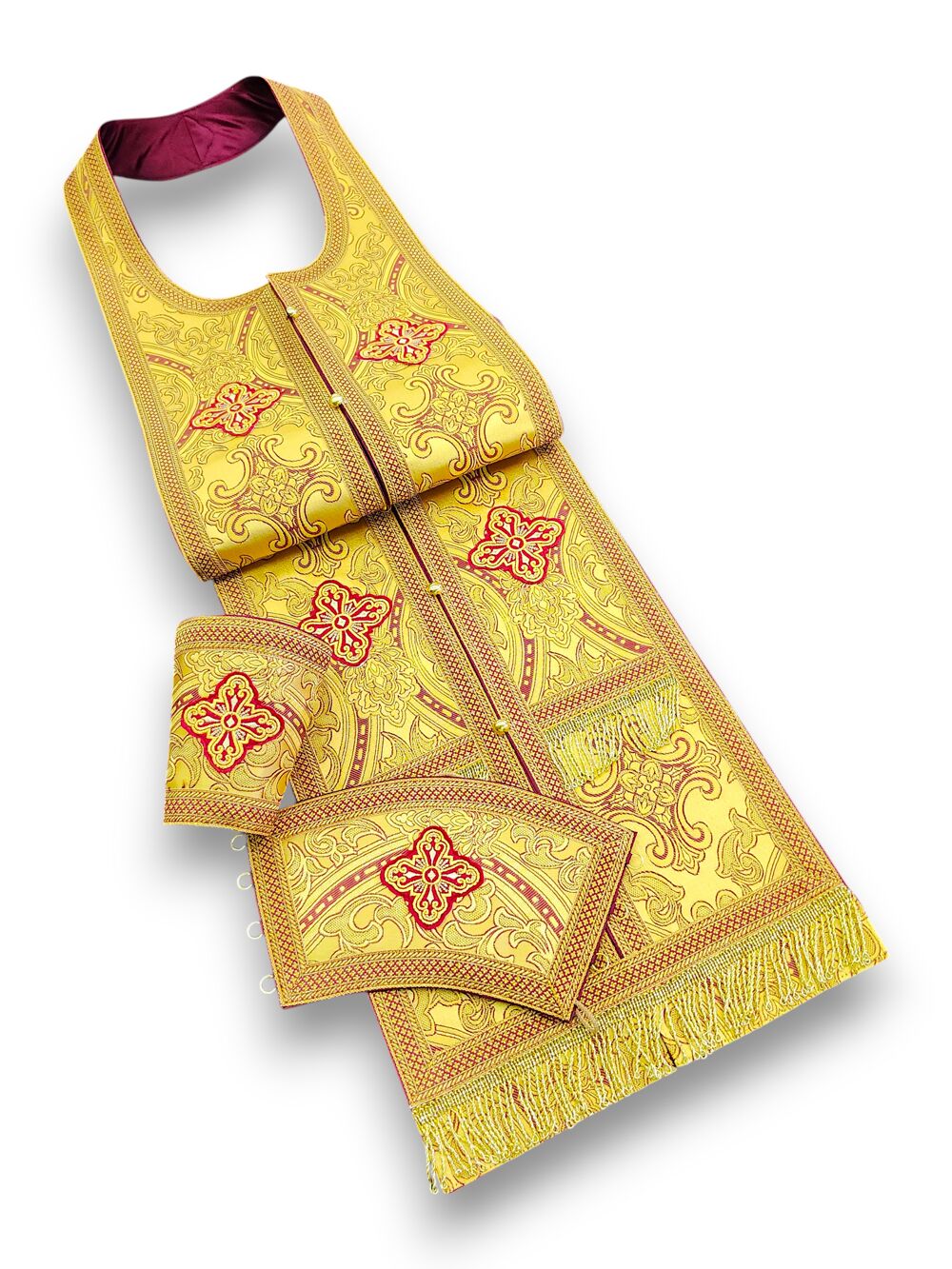 Priest's Stole Set (Lavra) with the cross (Vvedensky) Priest's Stole Set (Lavra) with the cross (Vvedensky)