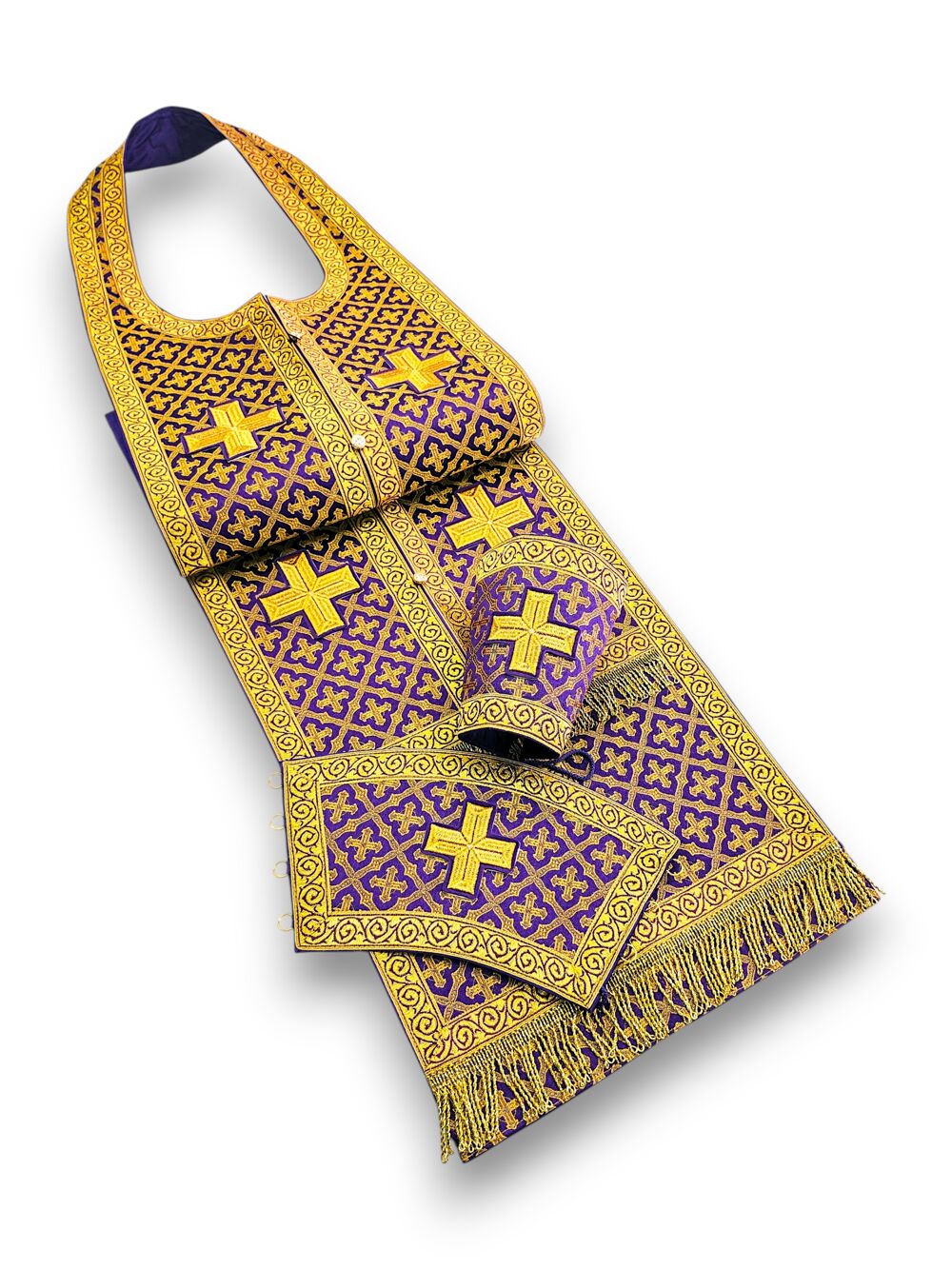 Epitrachelion set (Romny) violet Epitrachelion set (Romny) violet