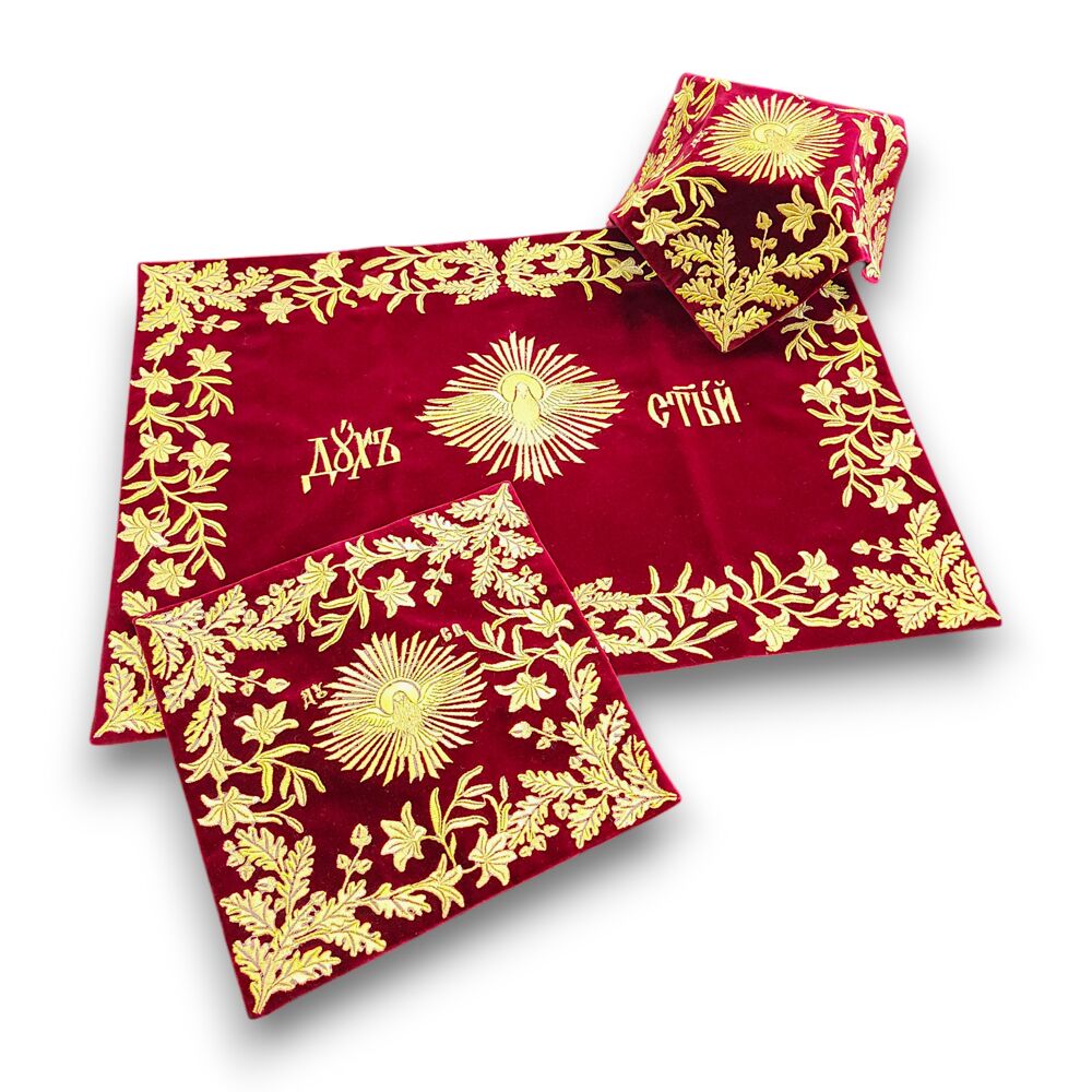 Velvet liturgical set (Trinity) Velvet liturgical set (Trinity)