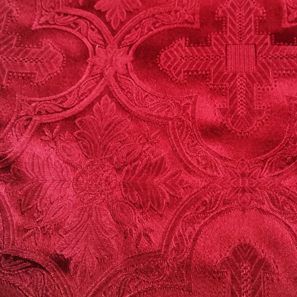 Church silk for temple vestments (Emmanuel) Church silk for temple vestments (Emmanuel)