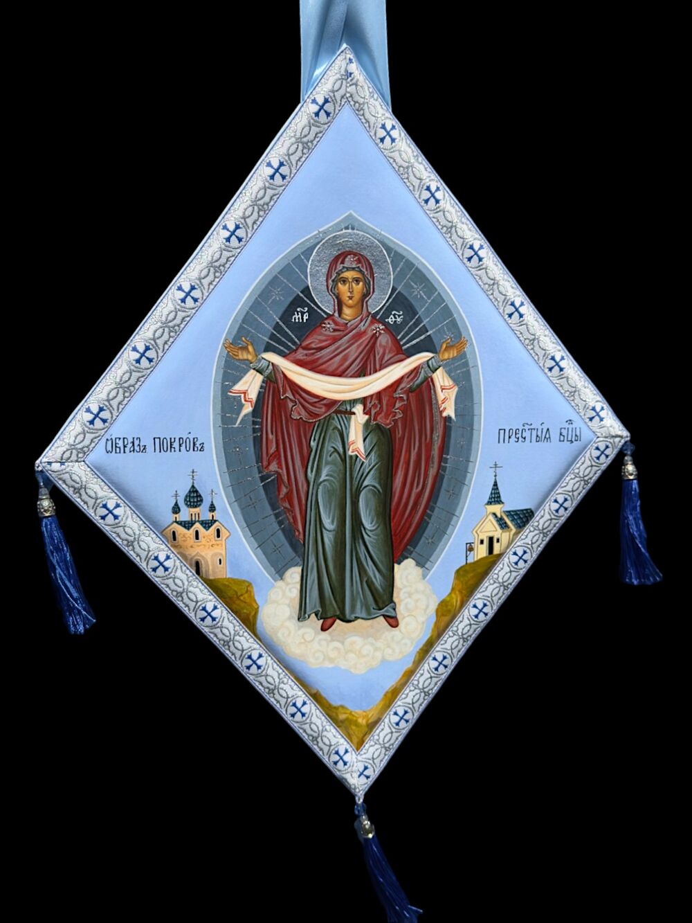 Painted palitsa (Intercession of the Holy Mother of God) Painted palitsa (Intercession of the Holy Mother of God)