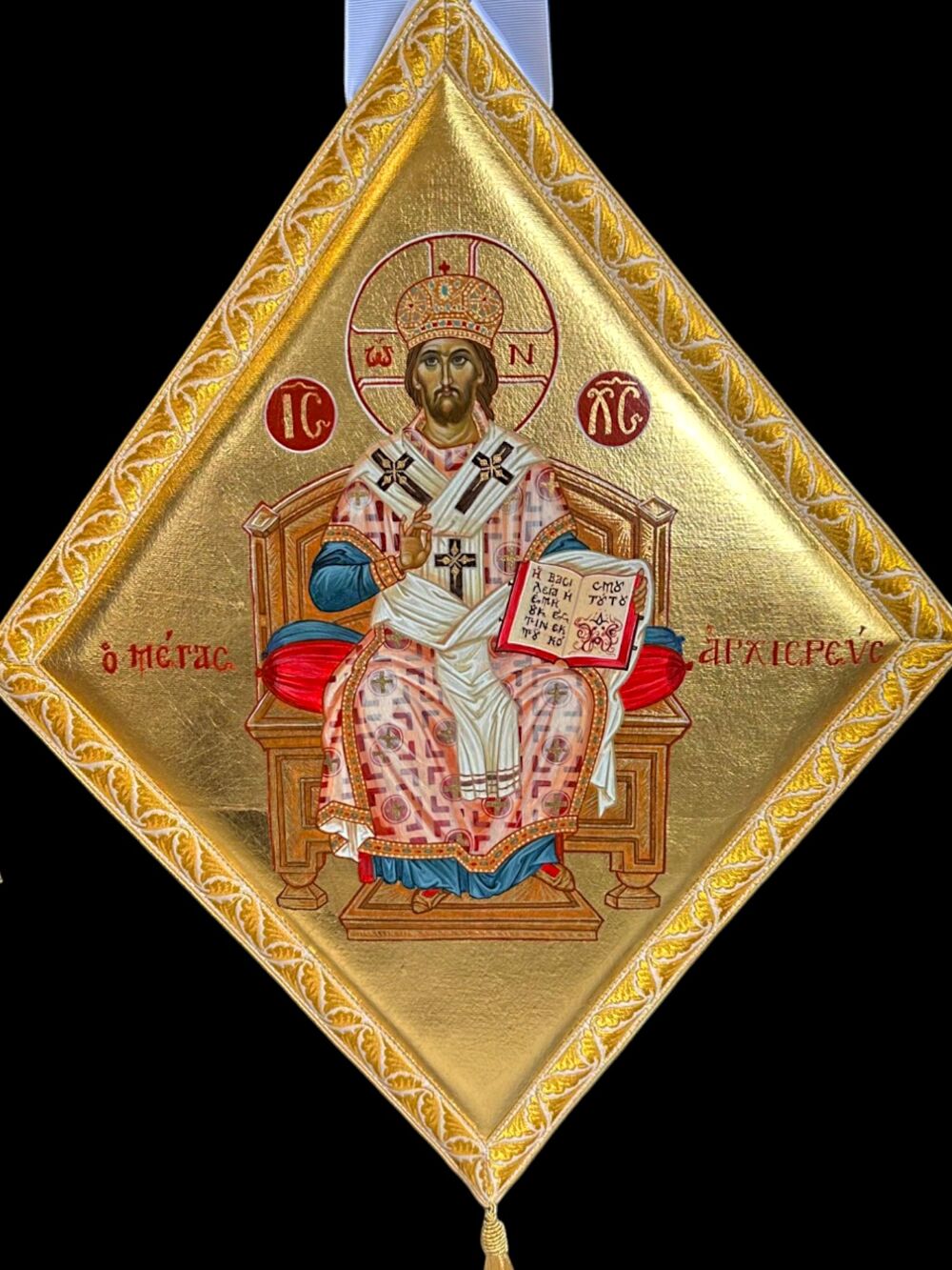 Painted palitsa (Jesus Christ the Great Bishop) Painted palitsa (Jesus Christ the Great Bishop)
