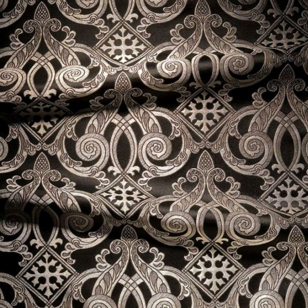 Brocade black (Crown) Brocade black (Crown)