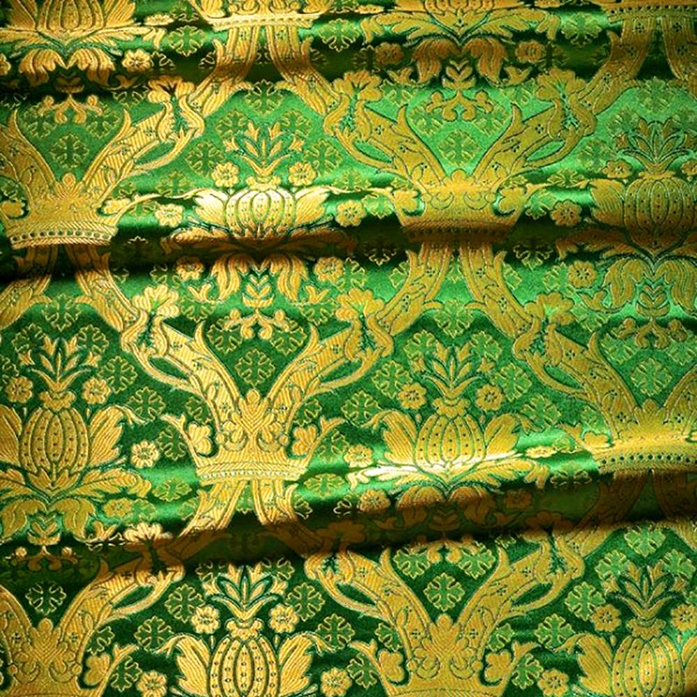Brocade for vestment (Jerusalem) Brocade for vestment (Jerusalem)